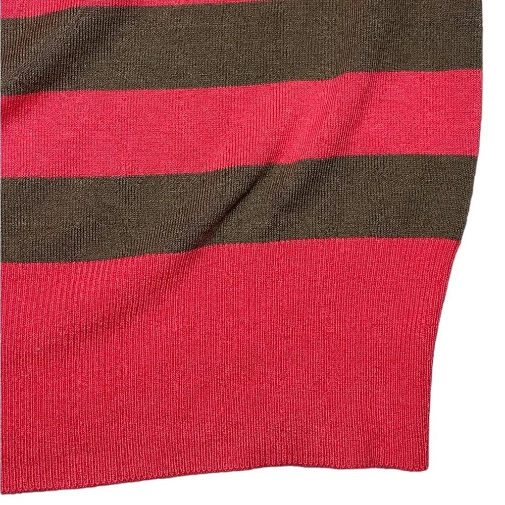 ⚡️SOLD⚡️Trina Turk Vintage Y2K Striped Slip Strappy Silk Blend Knit Dress Pink - Picture 9 of 16